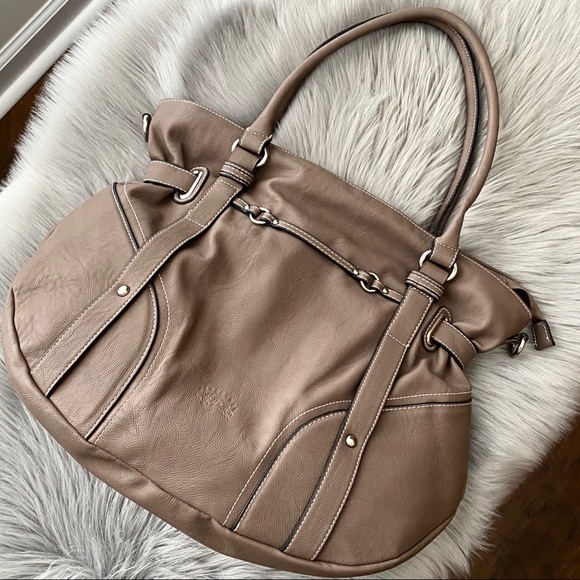 Francinel Leather Hobo Tote Bag - Picture 6 of 10